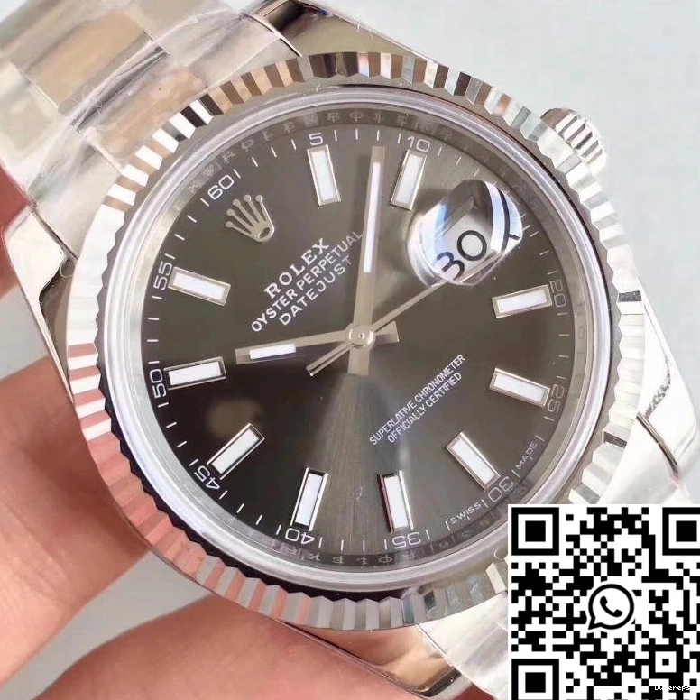 Rolex M126334-0014 II EW Dial Grey Datejust Factory 0128